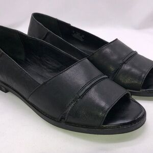 Kelsi Dagger Brooklyn Black Wild Vegan Leather Flats